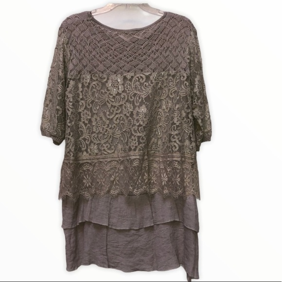 BOHO crochet fringe Tunic/Dress Selfie Couture by Trendology - Picture 4 of 9